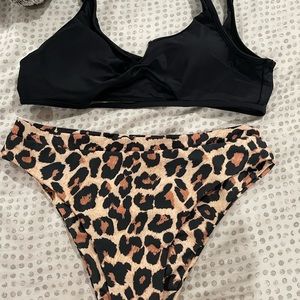 High waist bikini NEW never worn top was too small